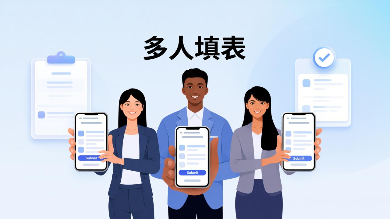 在线收集数据：多人填表，无需注册拿来即用