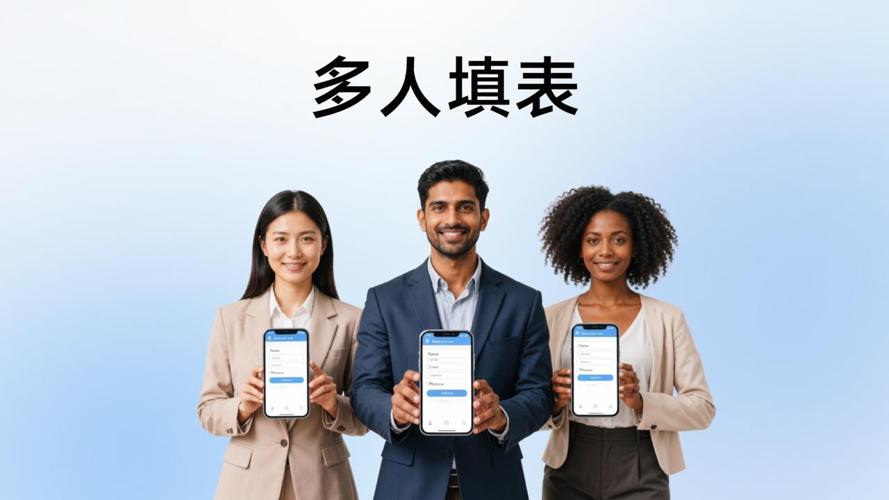 数据收集用什么软件？「多人填表」生成二维码，扫码就能填