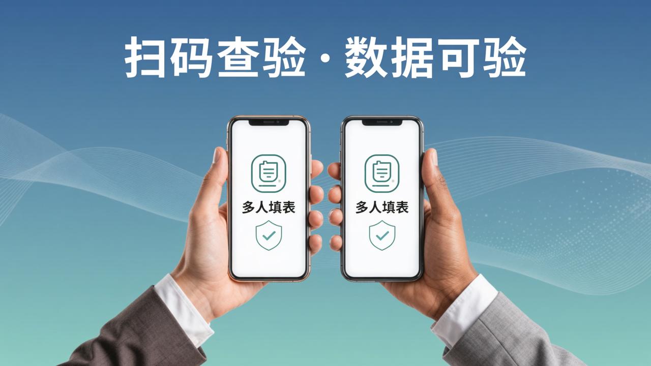 扫码查验二维码怎么弄？多人填表扫码查验功能，填表数据可验证