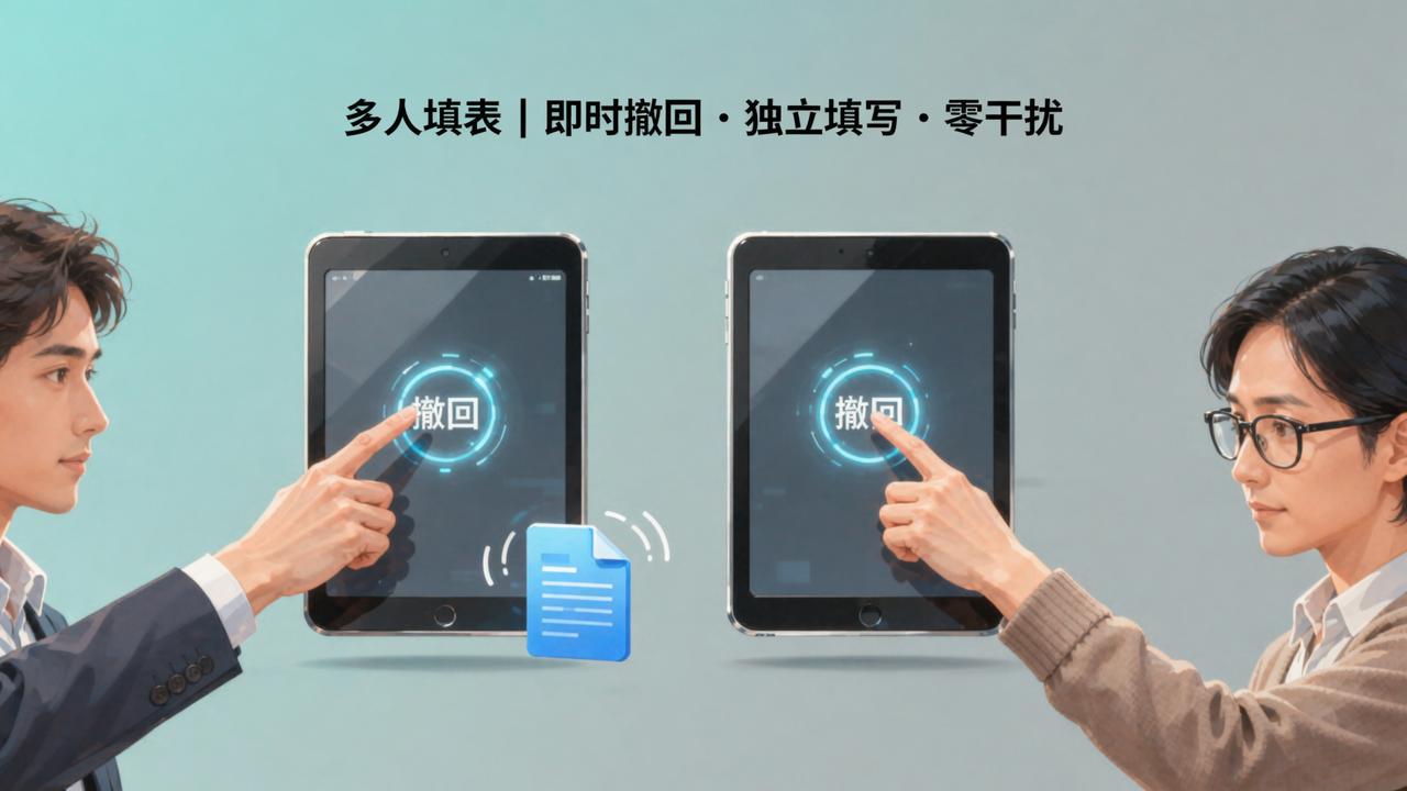 收集表发出去后发现填错了能撤回吗？「多人填表」支持多人独立填写，防干扰