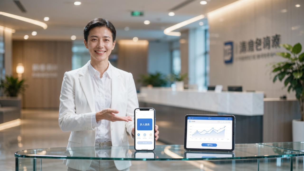 访客登记怎么收集信息：多人填表，访客扫码填表自动汇总一键导出